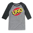 thumbnail image 1 of UNO Logo - Toddler And Youth Raglan Graphic T-Shirt, 1 of 3