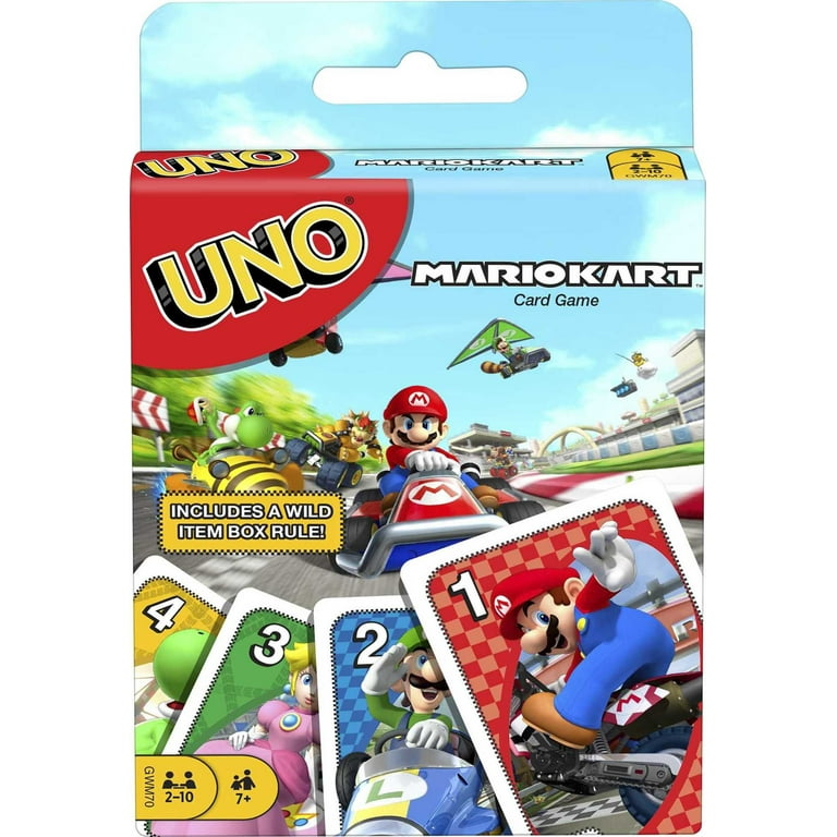 UNO Mario Kart Card Game for Kids, Adults and Game Night with