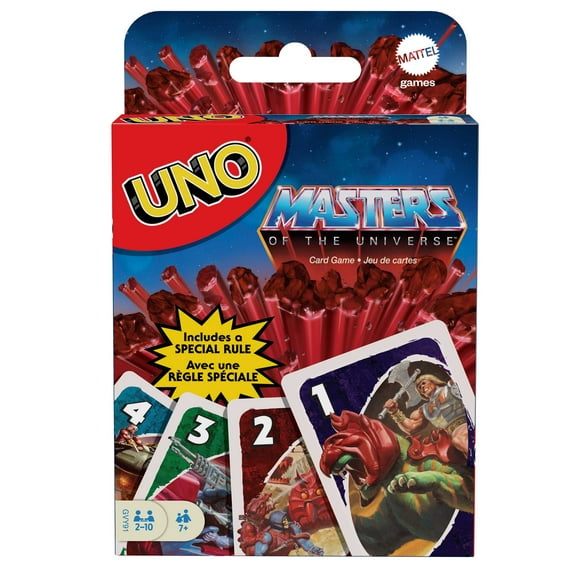 UNO Masters of the Universe Card Game for Kids & Adults with Special Rule for 2-10 Players