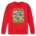 thumbnail image 1 of UNO - My Kind Of Card Party - Men's Crew Neck Fleece Pullover, 1 of 5
