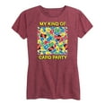thumbnail image 1 of UNO - My Kind Of Card Party - Women's Short Sleeve Graphic T-Shirt, 1 of 4