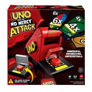 UNO Show em No Mercy Attack Card Game With Card Launcher for Kids, Fans, Adults & Family Night (Walmart Exclusive)