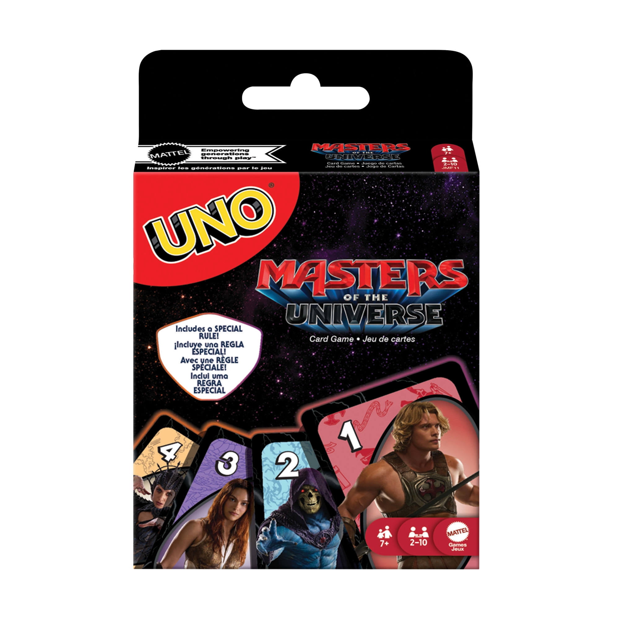 UNO Masters of the Universe Movie Card Game for Kid, Adult & Family Nights with Themed Deck