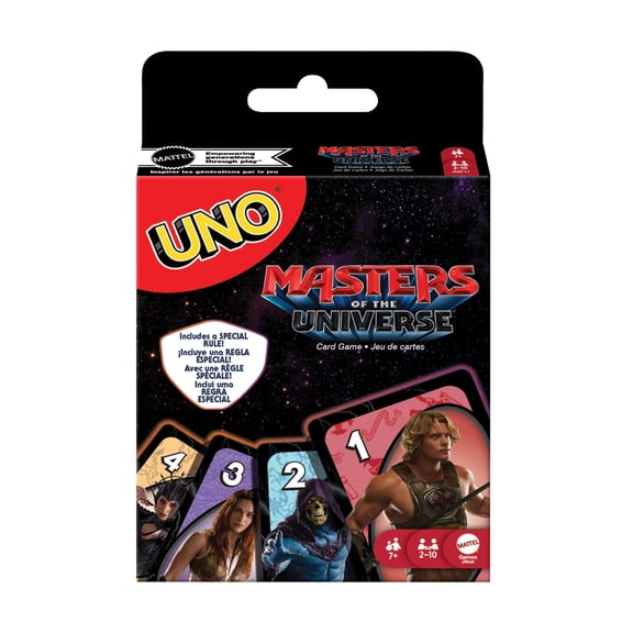 UNO Masters of the Universe Movie Card Game for Kid, Adult & Family Nights with Themed Deck