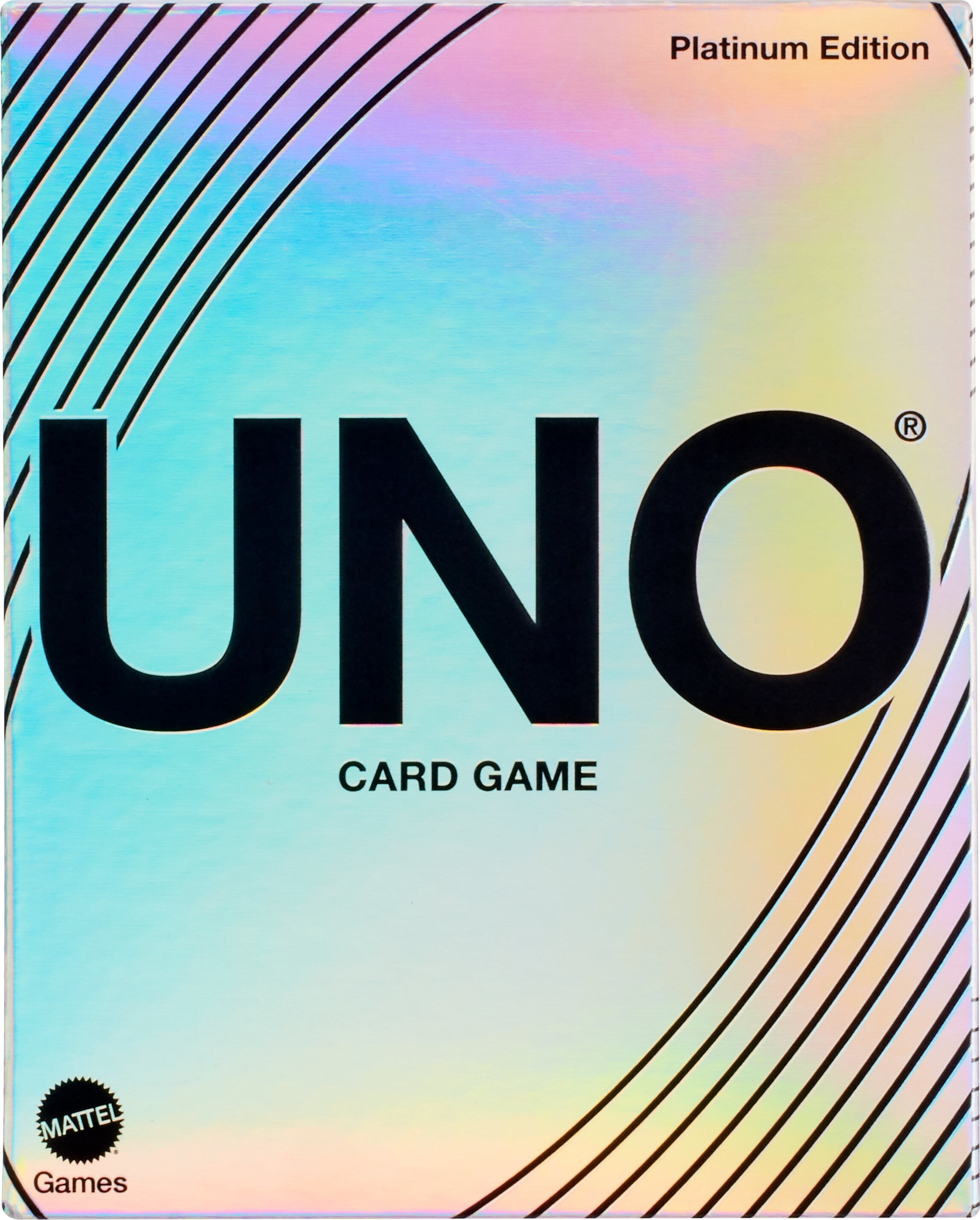 UNO Platinum Edition Card Game for Game Night, Premium Collectible Cards (Walmart Exclusive)