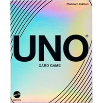 UNO Platinum Edition Card Game for Adults, Kids, Teens & Game Night, Premium Collectible Cards