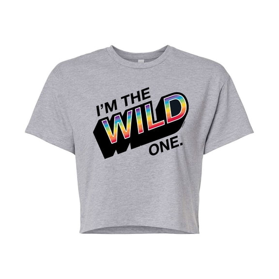 UNO Pride Collection - I'm The Wild One - Juniors Cropped Cotton Blend T-Shirt