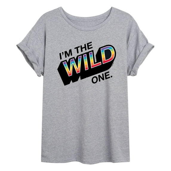 UNO Pride Collection - I'm The Wild One - Juniors Ideal Flowy Muscle T-Shirt