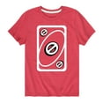 thumbnail image 1 of UNO Red Skip Card - Toddler And Youth Short Sleeve Graphic T-Shirt, 1 of 5