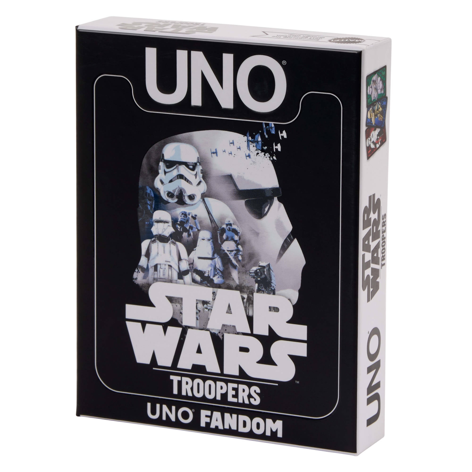 UNO Fandom Star Wars Troopers Card Game with Foil Card for Kids, Adults & Family