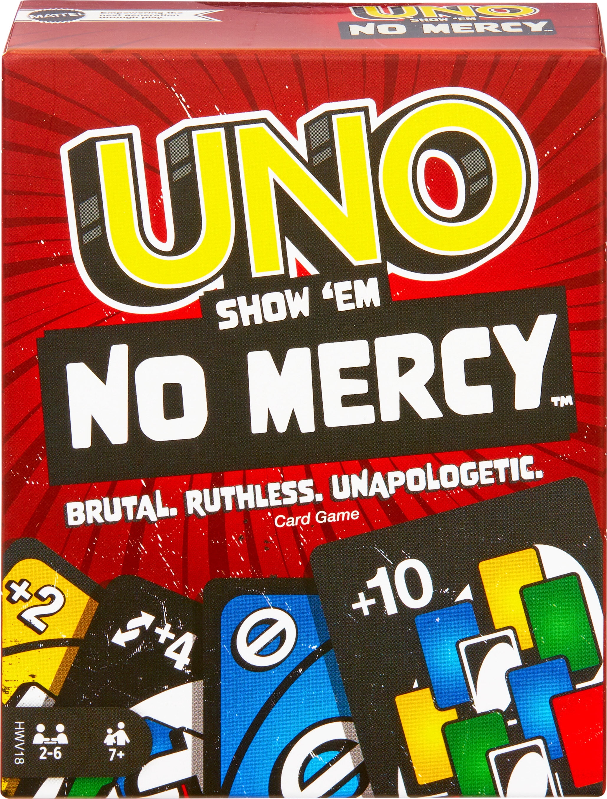 Reverse Uno Card - Hard Card