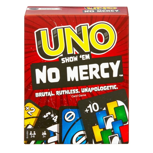 UNO Show em No Mercy Card Game for Kids, Adults & Family Night, Parties and Travel