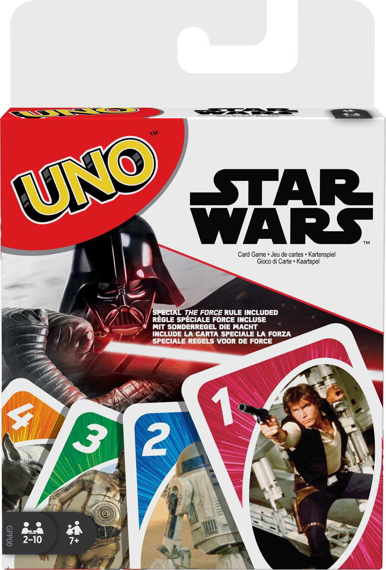 UNO Star Wars Card Game for Kids & Family, 2-10 Players, Ages 7 Years & Older - image 1 of 3