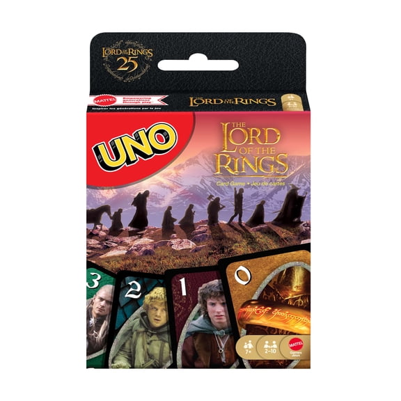 UNO The Lord of The Rings Card Game for Kids, Adults & Family Night Inspired by the Movies