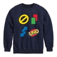 thumbnail image 1 of UNO - Toddler And Youth Crewneck Fleece Sweatshirt Boys' Graphic Long Sleeve Fleece Sweatshirt, 1 of 4