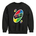 thumbnail image 1 of UNO - Toddler And Youth Crewneck Fleece Sweatshirt Boys' Graphic Long Sleeve Fleece Sweatshirt, 1 of 4