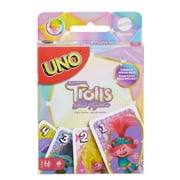 UNO Trolls Band Together Card Game for Kids, Adults & Family Night inspired by the movie