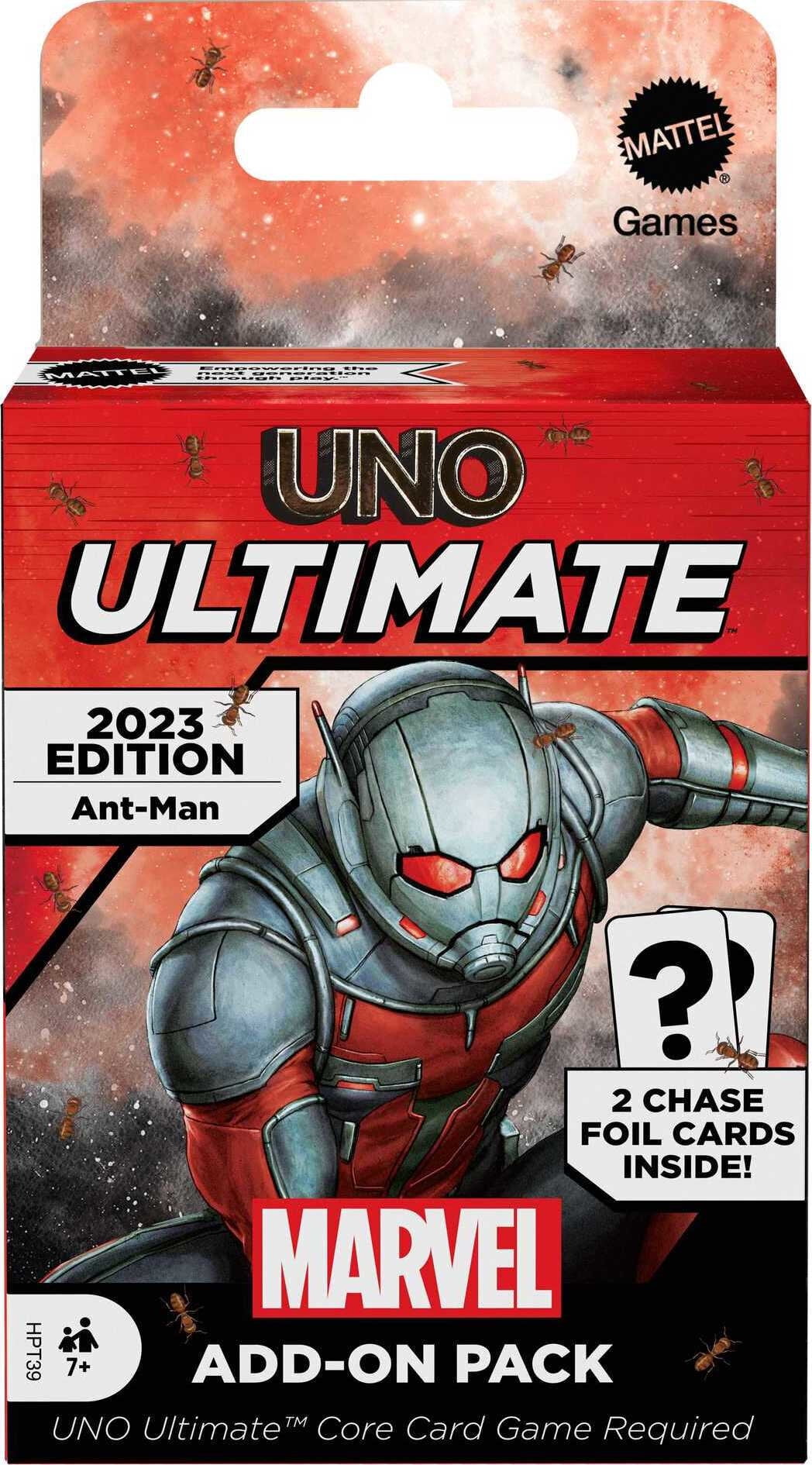 UNO Ultimate Marvel Add-On Pack with Collectible Ghost-Spider Deck