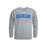 UNO University of New Orleans Game Day Crewneck Pullover Sweatshirt Sweater Heather Grey