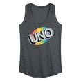 thumbnail image 1 of UNO - Uno Rainbow - Women's Racerback Tank Top, 1 of 1