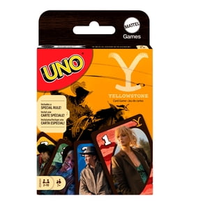 UNO Yellowstone Card Game for Kids, Adults & Family Night with Deck Inspired by the TV show