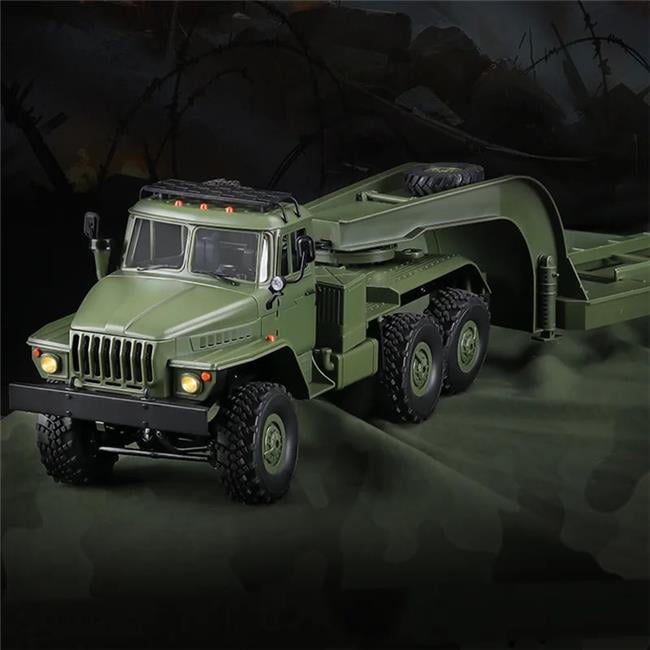 UNO1RC  1-16 Full Scale B36-3 Ural Trailer Detachable Transport Model RC Climbing Car Childrens Christmas Gift Toys