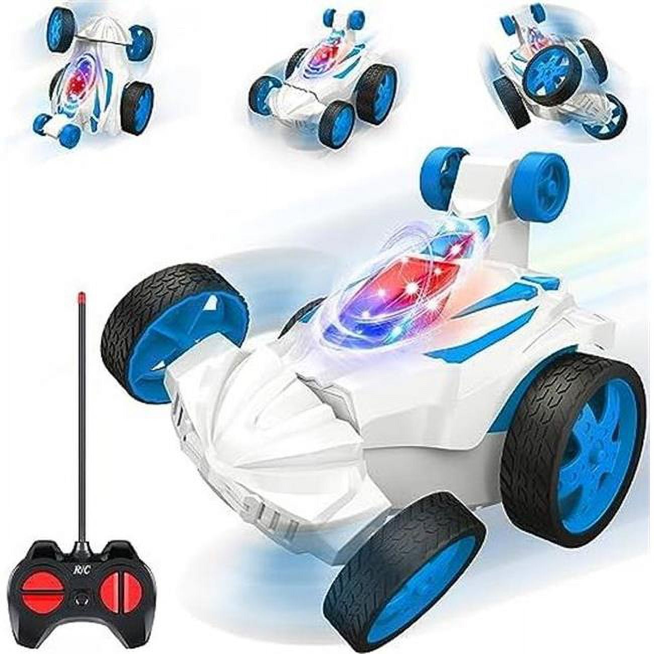 UNO1RC Control Car for Kids, Race Stunt Car with LED Headlights ...