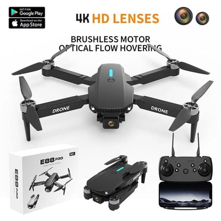 UNO1RC NM58505 E88 Pro 5G Wi-Fi FPV Drone Wide Angle HD 4K 1080P Camera Height Hold Foldable Quadcopter Drone RC Helicopter Toys Gift