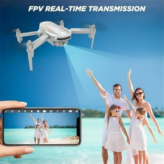 UNO1RC NM56137 FPV Foldable Quadcopter Drone with Camera - for Adults