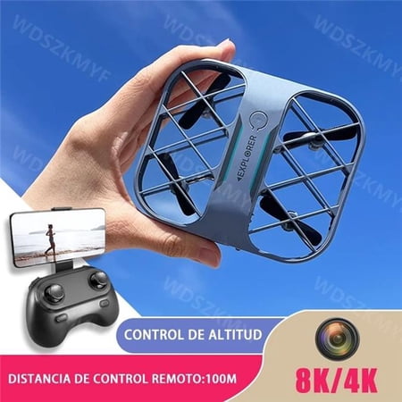 UNO1RC NM59937 H107 RC Drone 8K 4K Professional with 1080P Wide Angle HD Camera Mini Drones RC Helicopter Wi-Fi FPV Height