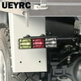 thumbnail image 1 of UNO1RC NM60362 Metal Tail Light Cup Lampshade for 1 by 14 RC Dump Truck Tipper Trailer Saitos Benz Volvo Off Road Truck Car Accessories Toy - Black, 1 of 1