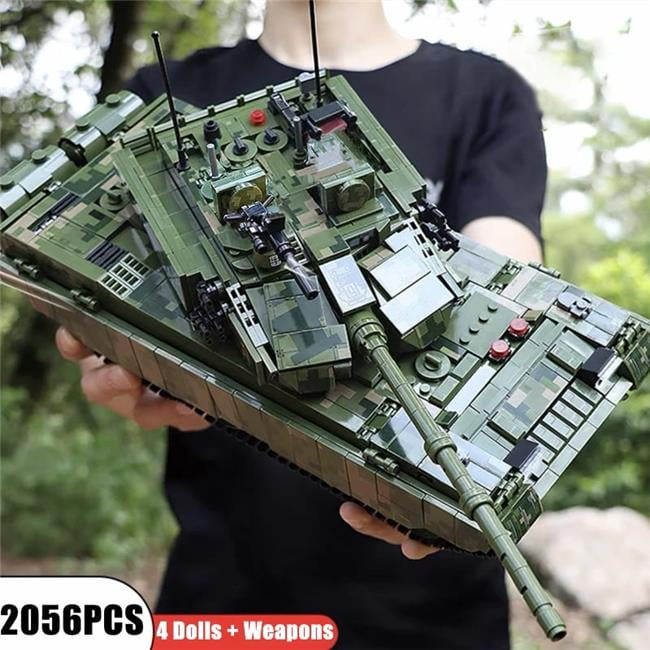 UNO1RC NM60976 RC 99A Main Battle Tank Building Blocks M1A2 Leopard 2 ...