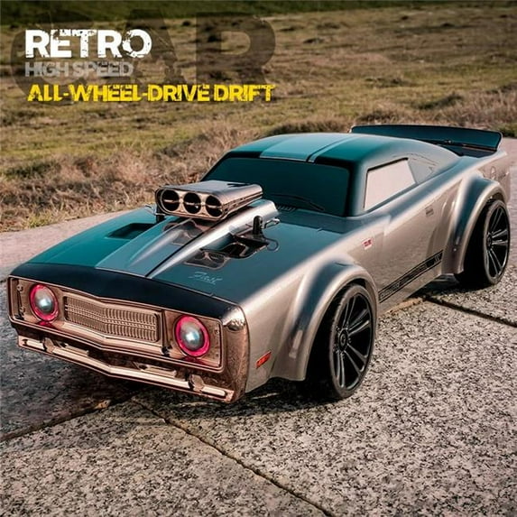 UNO1RC NM61219 High Performance Muscle Supercar Full Proportion Racing Remote Control High Speed Classic All-Wheel-Drive Drift Car Toys