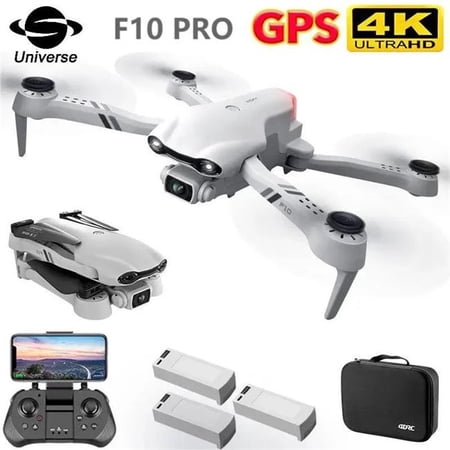 UNO1RC NM61275 F10 4K HD Dual Camera with GPS 5G Wi-Fi Wide Angle FPV Real-Time Transmission RC Professional Drone
