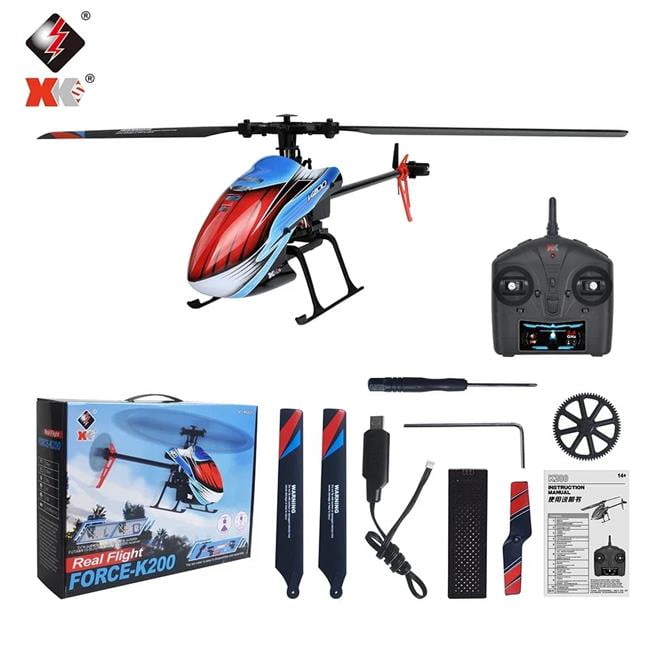UNO1RC NM61761 XK K200 RC Helicopter 4CH RC Plane 3D 6G