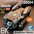 thumbnail image 1 of UNO1RC NM60929 Pro Max Drone 8K Professional Brushless Motor GPS Dual Camera FPV Obstacle Avoidance Foldable Quadcopter RC Distance 10000m - Black, 1 of 16
