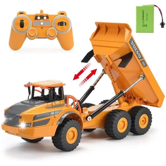 UNO1RC NM60967 Truck Dump Truck RC Articulated Hauler with 120 Min ...