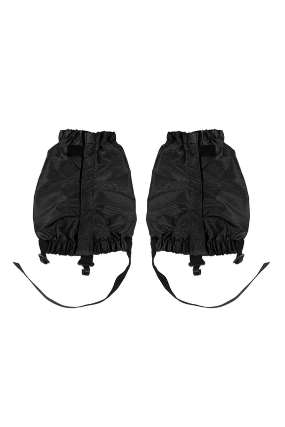 1Pair Adjustable Outdoor Leg Gaiters Waterproof Protective Covers with Sole Buckle