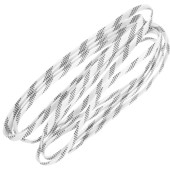 Soimiss 1Pair White Flat Shoelace Replacement for Sports Skates Skates Durable and Flexible