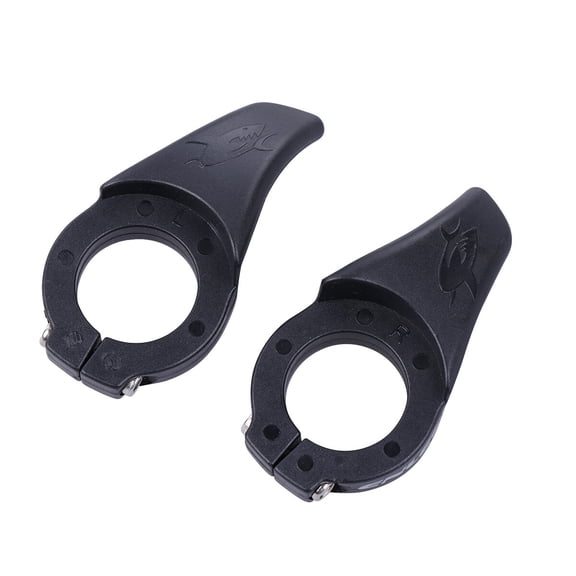 Soimiss Grips Handlebar for Mountain Bike Black 1 Pair Glassfiber Ergonomic Design