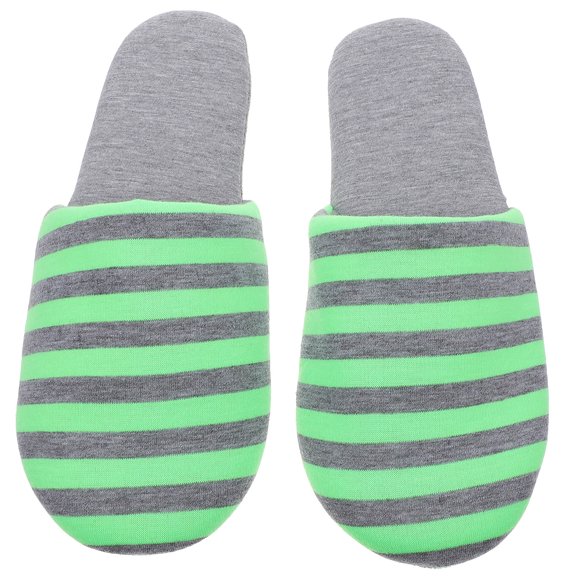 UNOMOR 1 Pair of Portable Slippers for Women Cloth Non-slip Folding Design Comfortable
