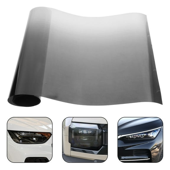Soimiss Black Car Headlight and Taillight Tint Film Removable Bubble Resistant Light Cover