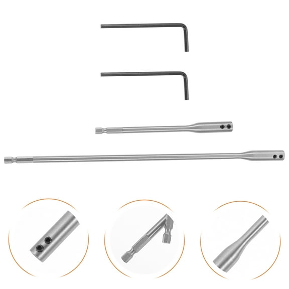 Soimiss Drill Extension Bit Steel for Professionals Precision Connection 1Set