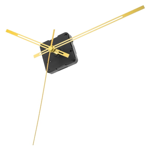Soimiss DIY Mute Clock Motor Kit Golden Plastic for Craft Projects 1Set