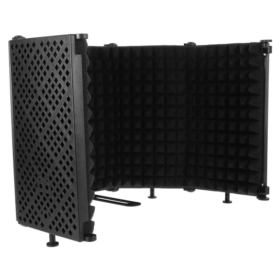 Soimiss 1Set Microphone Isolation Shield Made of ABS Eva for Noise Reduction and Easy Mounting