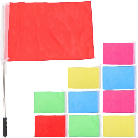 UNOMOR 1 Set of Professional Flag Stick Made from Polyester for Group Events and Families