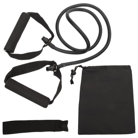 Soimiss 1Set Workout Pull Rope Black High Grade Fitness Accessory for Arms Back and Leg Training