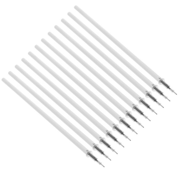 UNOMOR 100pcs 0.5mm Ballpoint Pen Refills Black Gel Pen Refill Writing Stationery