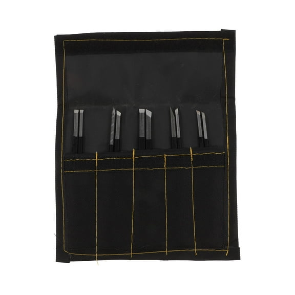 UNOMOR 10PCS High Carbon Steel Stone Carving Set Engraving Tool Set