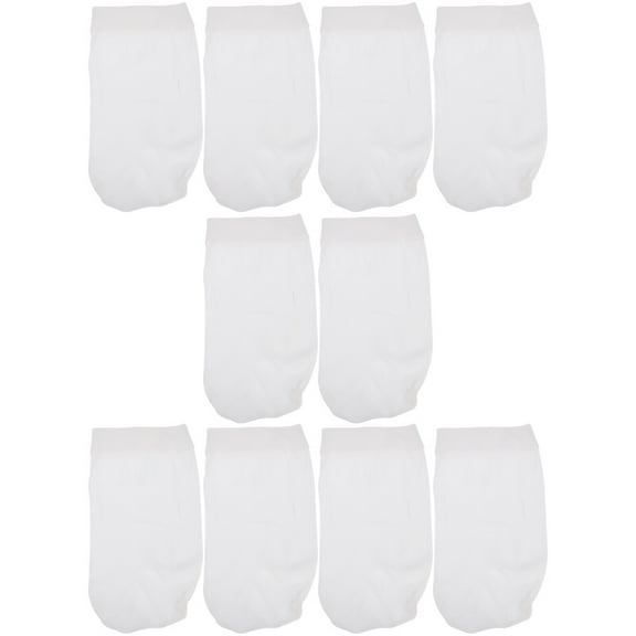 Soimiss 10Pcs Nylon Pool Filter Socks White for Above Ground and Underground Swimming Pools